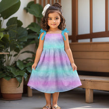 Laden Sie das Bild in den Galerie-Viewer, Denim Rainbow light Baumwolljersey