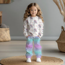 Laden Sie das Bild in den Galerie-Viewer, Denim Rainbow light Baumwolljersey