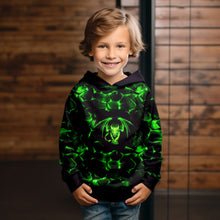 Laden Sie das Bild in den Galerie-Viewer, Dragon grün French Terry Panel