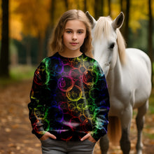 Laden Sie das Bild in den Galerie-Viewer, Regenbogen Seifenblasen Baumwolljersey