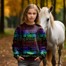 Laden Sie das Bild in den Galerie-Viewer, French Terry Frech Wild & Wunderbar │ Regenbogen Statement Stoff │ 175 cm Überbreite