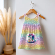 Laden Sie das Bild in den Galerie-Viewer, Dreaming Unicorn Baumwolljersey Panel