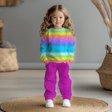 Laden Sie das Bild in den Galerie-Viewer, Rainbow Glitter Kombi Baumwolljersey