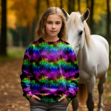 Laden Sie das Bild in den Galerie-Viewer, Rainbow Spiderweb Baumwolljersey