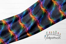 Laden Sie das Bild in den Galerie-Viewer, French Terry Rainbow Galaxy 9 | Regenbogen Galaxie Stoff | Reaktivdruck | 175 cm Überbreite