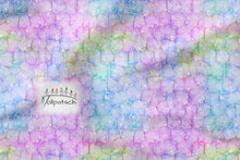 Laden Sie das Bild in den Galerie-Viewer, Baumwolljersey Pastell Mosaik – Ein feines Mosaik aus pastellfarbenen Flächen und zarten Linien. Stoffmuster.