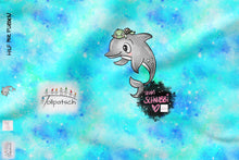Laden Sie das Bild in den Galerie-Viewer, Delfin Panel Schnubbirella Baumwolljersey