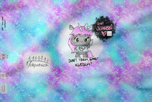 Laden Sie das Bild in den Galerie-Viewer, Don't touch sonst klatsch Schnubbirella Panel Baumwolljersey