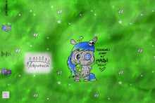 Laden Sie das Bild in den Galerie-Viewer, Was ist mit Hasi grün Schnubbirella Panel Baumwolljersey