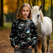 Laden Sie das Bild in den Galerie-Viewer, Rainbow Bubble Baumwolljersey