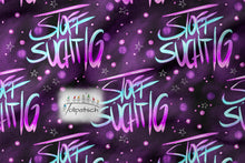 Laden Sie das Bild in den Galerie-Viewer, Stoffsüchtig lila Baumwolljersey