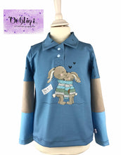 Laden Sie das Bild in den Galerie-Viewer, Kuschelzeit blau - Tollpatsch Stoffe und Handmade