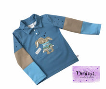 Laden Sie das Bild in den Galerie-Viewer, Kuschelzeit blau - Tollpatsch Stoffe und Handmade