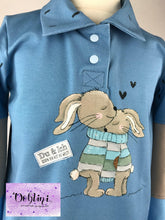 Laden Sie das Bild in den Galerie-Viewer, Kuschelzeit blau - Tollpatsch Stoffe und Handmade