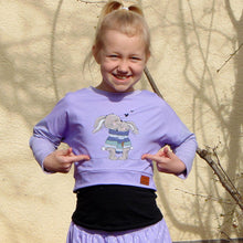 Laden Sie das Bild in den Galerie-Viewer, Kuschelzeit flieder - Tollpatsch Stoffe und Handmade