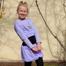 Laden Sie das Bild in den Galerie-Viewer, Kuschelzeit flieder - Tollpatsch Stoffe und Handmade