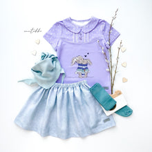 Laden Sie das Bild in den Galerie-Viewer, Kuschelzeit flieder - Tollpatsch Stoffe und Handmade