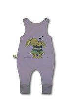 Laden Sie das Bild in den Galerie-Viewer, Kuschelzeit flieder - Tollpatsch Stoffe und Handmade