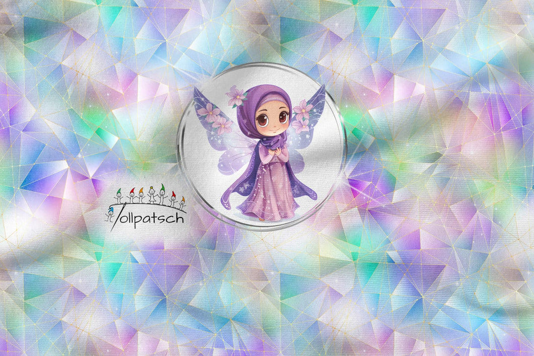 Wonderful Fairy Panel - 75cm hoch - Eigendesign | Sommersweat | Jersey | Softshell