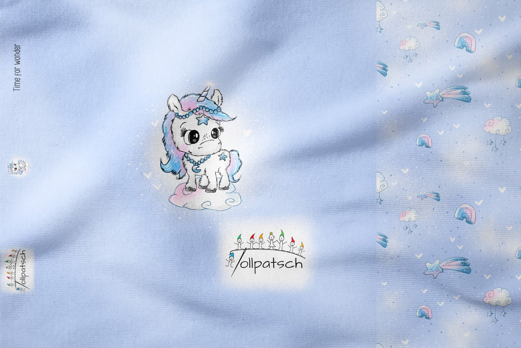 Vorbestellung | Flauschi lightblue Panel 1 | Schnubbirella Eigendesign