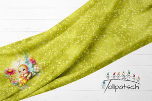 Happy Bee 2 - 75cm hoch - Eigendesign | Sommersweat | Jersey | Softshell