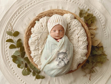 Laden Sie das Bild in den Galerie-Viewer, Samtpfote mint Panel 1 - 65cm hoch - Eigendesign | Sommersweat | Jersey | Softshell
