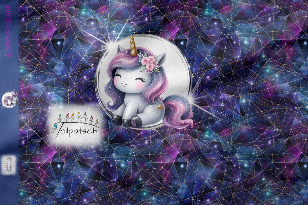 Galaxy Line Einhorn Baumwolljersey