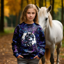 Laden Sie das Bild in den Galerie-Viewer, Galaxy Line Einhorn dark Baumwolljersey
