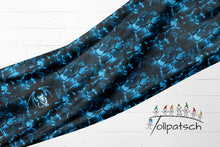 Laden Sie das Bild in den Galerie-Viewer, Dragon blau French Terry Panel
