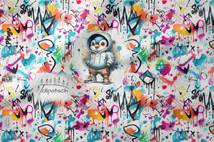 Vorbestellung Sommersweat "cool Pingu" Panel 2