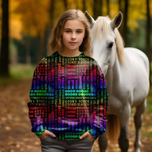 Laden Sie das Bild in den Galerie-Viewer, Baumwolljersey Don't Touch Sonst Klatsch | Bunter Statement Stoff | 220 g/m²
