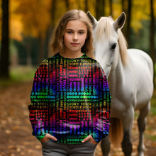Laden Sie das Bild in den Galerie-Viewer, Baumwolljersey Don't Touch Sonst Klatsch | Bunter Statement Stoff | 220 g/m²

