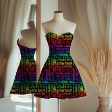 Laden Sie das Bild in den Galerie-Viewer, French Terry Dein Ernst? │ Regenbogen Statement Stoff │ Reaktivdruck │ 175 cm Überbreite
