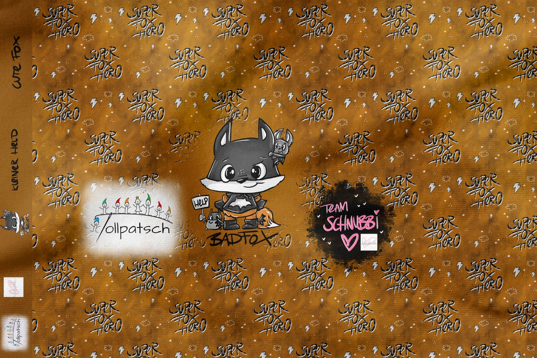 Bad Fox  Panel Baumwolljersey