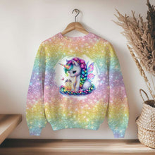 Laden Sie das Bild in den Galerie-Viewer, Dreaming Unicorn Baumwolljersey Panel
