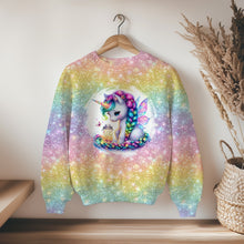 Laden Sie das Bild in den Galerie-Viewer, Dreaming Unicorn Baumwolljersey Panel
