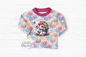 Pusteblume - 65cm hoch - Eigendesign | Sommersweat | Jersey | Softshell