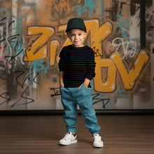 Laden Sie das Bild in den Galerie-Viewer, Nadelstreifen F** you French Terry
