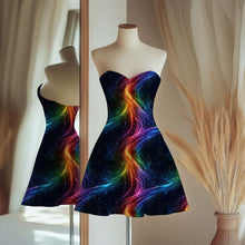 Laden Sie das Bild in den Galerie-Viewer, French Terry Rainbow Galaxy 9 | Regenbogen Galaxie Stoff | Reaktivdruck | 175 cm Überbreite
