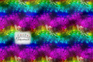 Rainbow Spiderweb Baumwolljersey