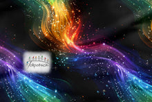 Laden Sie das Bild in den Galerie-Viewer, French Terry Rainbow Flow 12 | Regenbogen Stoff | Reaktivdruck | 175 cm Überbreite
