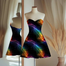 Laden Sie das Bild in den Galerie-Viewer, French Terry Rainbow Flow 12 | Regenbogen Stoff | Reaktivdruck | 175 cm Überbreite
