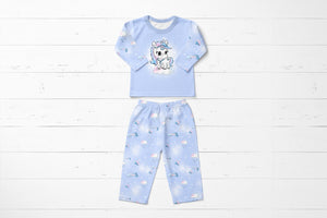 Vorbestellung | Flauschi lightblue Panel 1 | Schnubbirella Eigendesign