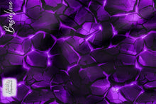 Laden Sie das Bild in den Galerie-Viewer, French Terry Purple Rift | Lila Fantasy Stoff | Reaktivdruck | 175 cm Überbreite
