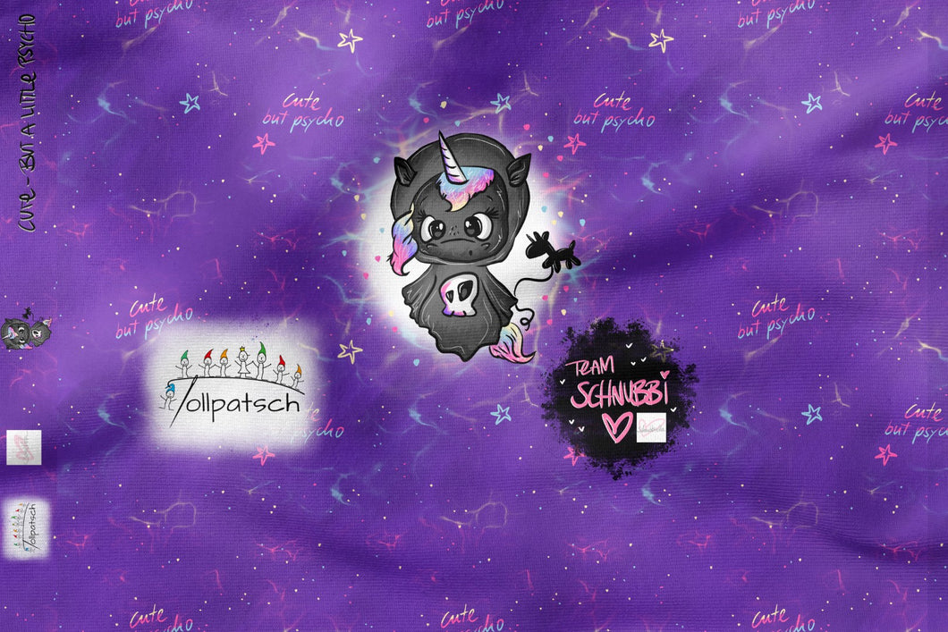 Cute but Psycho Panel Baumwolljersey