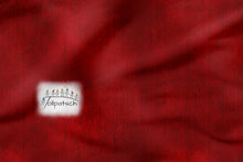 Laden Sie das Bild in den Galerie-Viewer, French Terry Denim Look Rot 54442 B: Rote Jeansoptik
