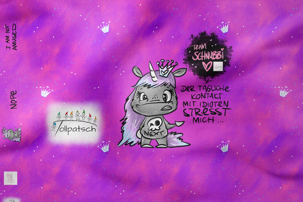 Tägliche Kontakt Schnubbirella French Terry Panel
