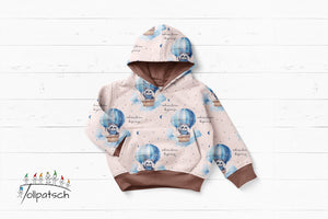 Sommersweat | Jersey | Softshell | Musselin | Baumwolle | Raccoon Ballon | Eigendesign