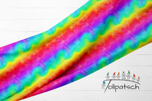 Laden Sie das Bild in den Galerie-Viewer, Crazy Rainbow  Kombi Baumwolljersey
