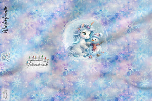 Schneeflöckchen Panel  Baumwolljersey